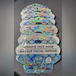 6 New Mermaid Holographic Citrus Scented Face Mask